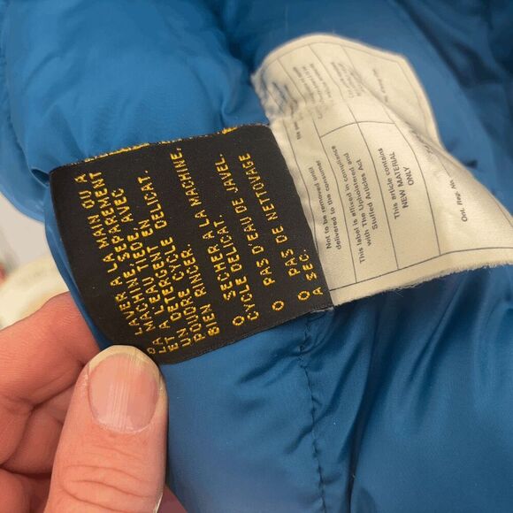 VTG Eddie Bauer Jacket Goose Down Mens Medium Ridge Line Gore-Tex Coat Puffer - Picture 11 of 11